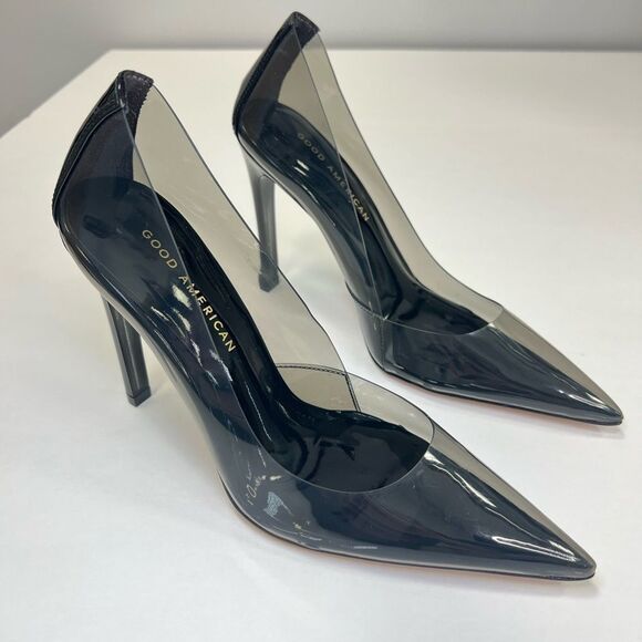 Good American Women’s Light Smoke Cinder-f*cking-rella Pump Size 7 - Picture 7 of 7